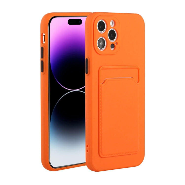 Card Slot Design Shockproof TPU Phone Case, For iPhone 14 Pro, For iPhone 14 Pro Max