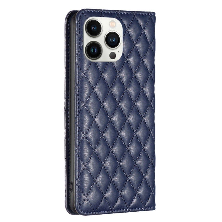 Diamond Lattice Magnetic Leather Flip Phone Case, For iPhone 13 Pro Max, For iPhone 13 Pro, For iPhone 13, For iPhone 12 Pro Max