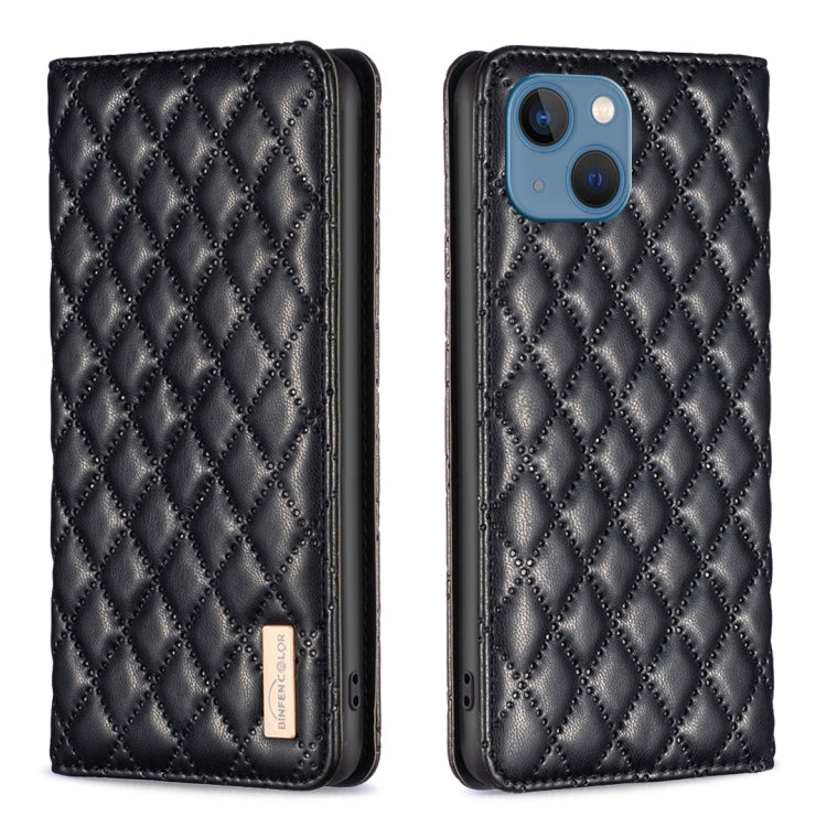 Diamond Lattice Magnetic Leather Flip Phone Case, For iPhone 13 Pro Max, For iPhone 13 Pro, For iPhone 13, For iPhone 12 Pro Max