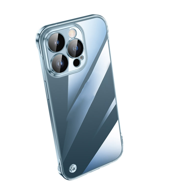 Electroplating Frameless Clear PC Phone Case, For iPhone 12 Pro Max