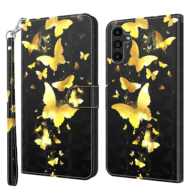 3D Painting Pattern TPU + PU Phone Case, For Samsung Galaxy A14 5G, For Xiaomi 11T Pro