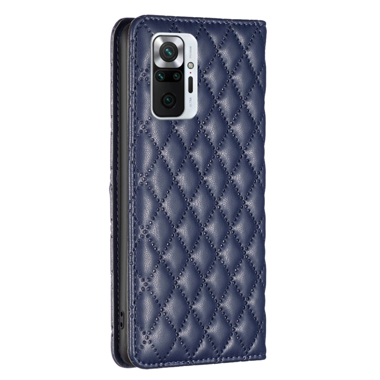 Diamond Lattice Magnetic Leather Flip Phone Case, For Xiaomi Redmi Note 10 Pro / 10 Pro Max, For Xiaomi Mi 11 Lite, For Xiaomi Mi 11i / Poco F3 / Redmi K40, For Xiaomi 11T / 11T Pro