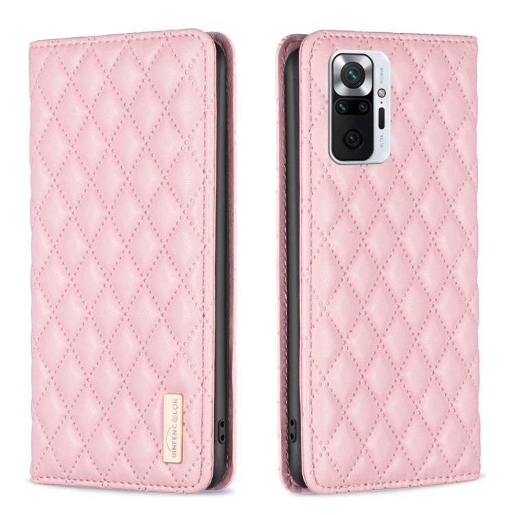Diamond Lattice Magnetic Leather Flip Phone Case, For Xiaomi Redmi Note 10 Pro / 10 Pro Max, For Xiaomi Mi 11 Lite, For Xiaomi Mi 11i / Poco F3 / Redmi K40, For Xiaomi 11T / 11T Pro