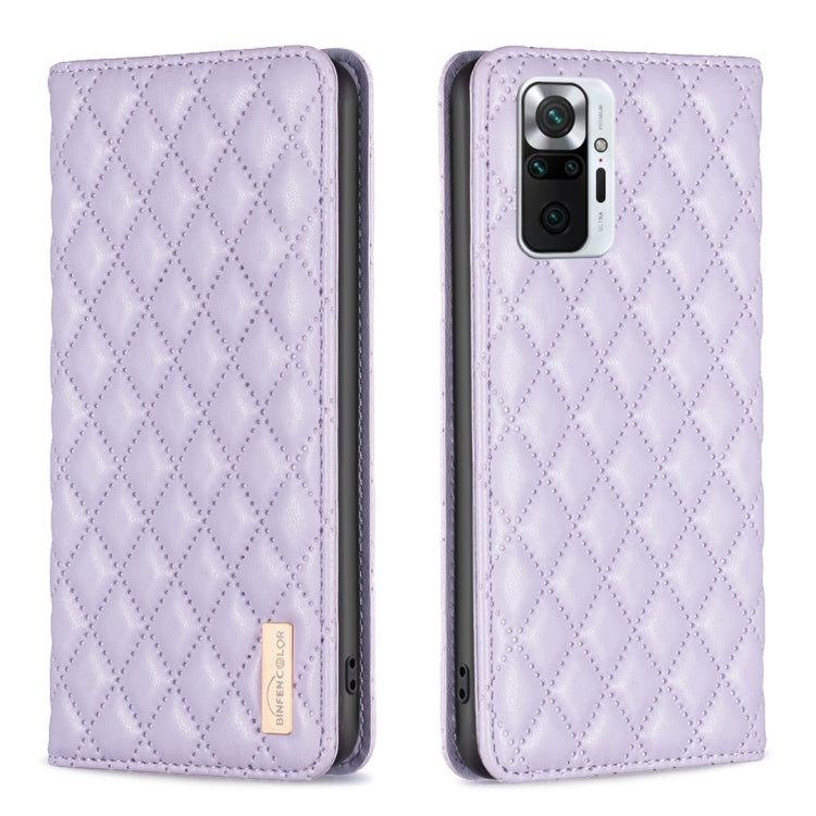 Diamond Lattice Magnetic Leather Flip Phone Case, For Xiaomi Redmi Note 10 Pro / 10 Pro Max, For Xiaomi Mi 11 Lite, For Xiaomi Mi 11i / Poco F3 / Redmi K40, For Xiaomi 11T / 11T Pro