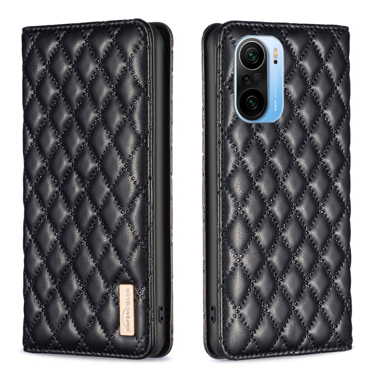 Diamond Lattice Magnetic Leather Flip Phone Case, For Xiaomi Redmi Note 10 Pro / 10 Pro Max, For Xiaomi Mi 11 Lite, For Xiaomi Mi 11i / Poco F3 / Redmi K40, For Xiaomi 11T / 11T Pro