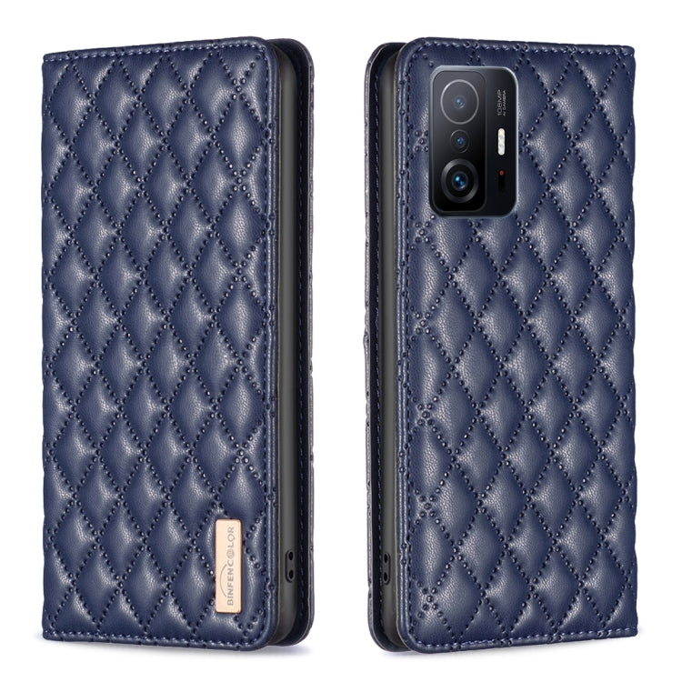 Diamond Lattice Magnetic Leather Flip Phone Case, For Xiaomi Redmi Note 10 Pro / 10 Pro Max, For Xiaomi Mi 11 Lite, For Xiaomi Mi 11i / Poco F3 / Redmi K40, For Xiaomi 11T / 11T Pro