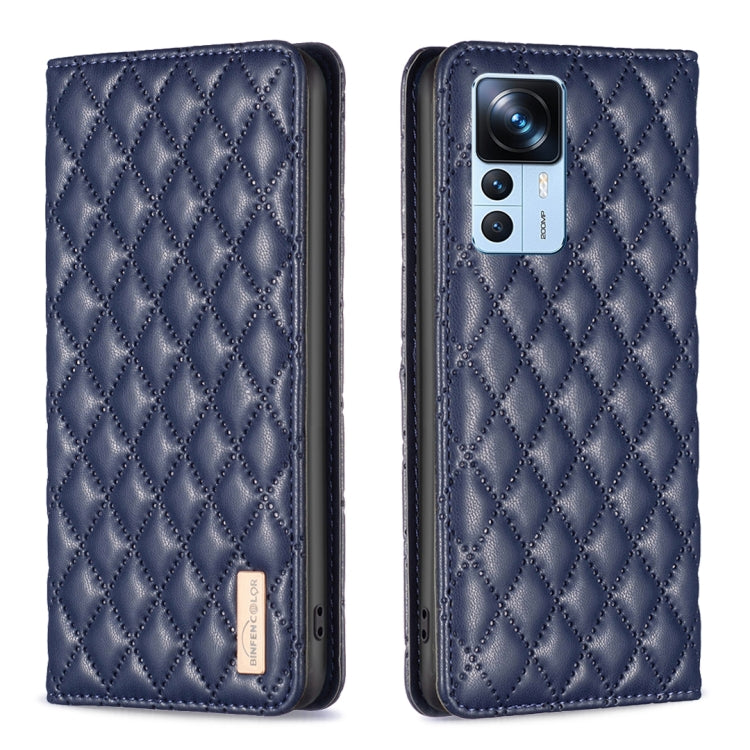 Diamond Lattice Magnetic Leather Flip Phone Case, For Xiaomi 12 Lite, For Xiaomi 12 Pro, For Xiaomi 12T / 12T Pro / Redmi K50 Ultra, For Xiaomi 12