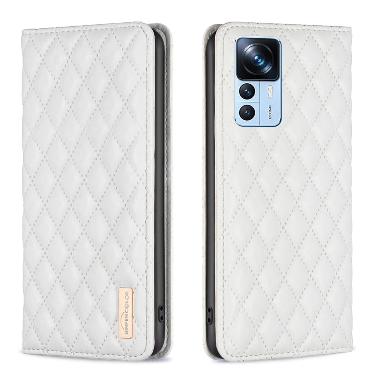 Diamond Lattice Magnetic Leather Flip Phone Case, For Xiaomi 12 Lite, For Xiaomi 12 Pro, For Xiaomi 12T / 12T Pro / Redmi K50 Ultra, For Xiaomi 12