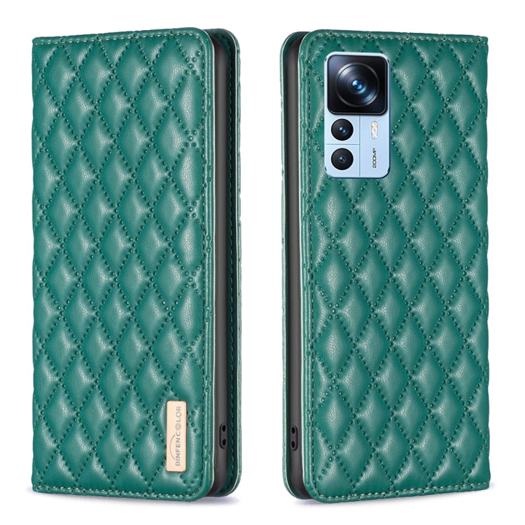 Diamond Lattice Magnetic Leather Flip Phone Case, For Xiaomi 12 Lite, For Xiaomi 12 Pro, For Xiaomi 12T / 12T Pro / Redmi K50 Ultra, For Xiaomi 12