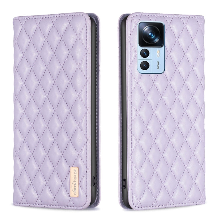 Diamond Lattice Magnetic Leather Flip Phone Case, For Xiaomi 12 Lite, For Xiaomi 12 Pro, For Xiaomi 12T / 12T Pro / Redmi K50 Ultra, For Xiaomi 12