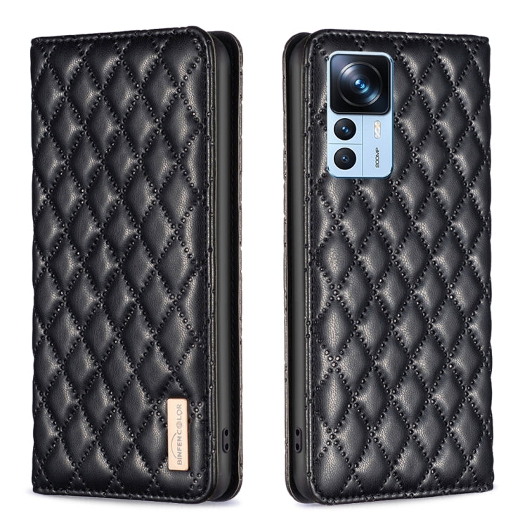 Diamond Lattice Magnetic Leather Flip Phone Case, For Xiaomi 12 Lite, For Xiaomi 12 Pro, For Xiaomi 12T / 12T Pro / Redmi K50 Ultra, For Xiaomi 12