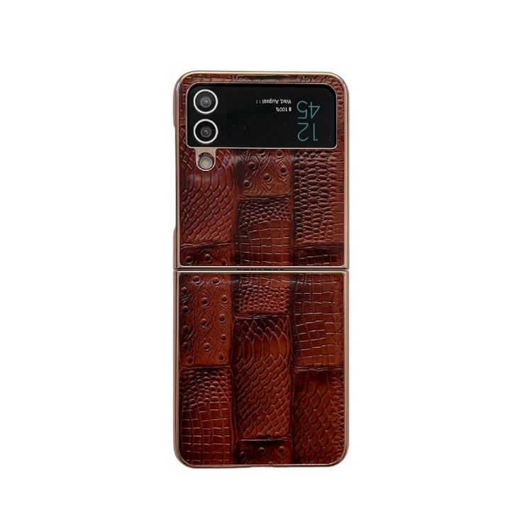 Nano Electroplate Mahjong Texture Leather Phone Case, For Samsung Galaxy A33 5G, For Samsung Galaxy A53 5G, For Samsung Galaxy A73 5G, For Samsung Galaxy Z Flip4, For Samsung Galaxy Z Fold4