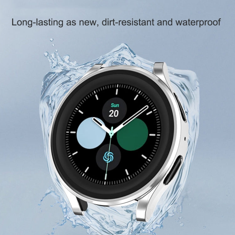 Electroplating Hollow Half-pack TPU Protective Case, For Samsung Galaxy Watch5 Pro 45mm
