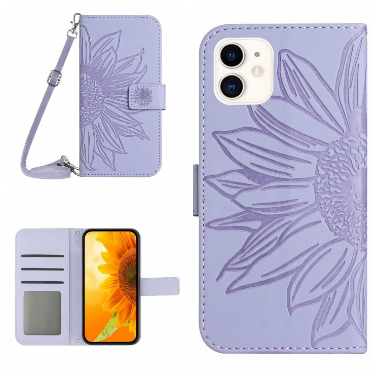 Skin Feel Sun Flower Pattern Flip Leather Phone Case, For iPhone 11, For iPhone 11 Pro