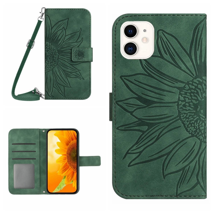 Skin Feel Sun Flower Pattern Flip Leather Phone Case, For iPhone 11, For iPhone 11 Pro