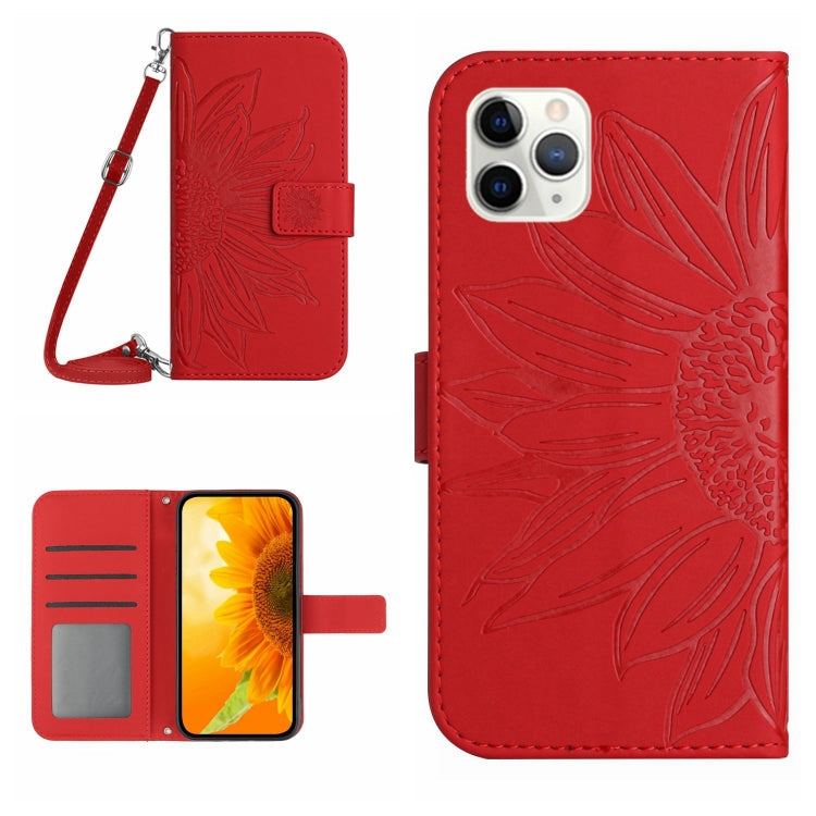 Skin Feel Sun Flower Pattern Flip Leather Phone Case, For iPhone 11, For iPhone 11 Pro