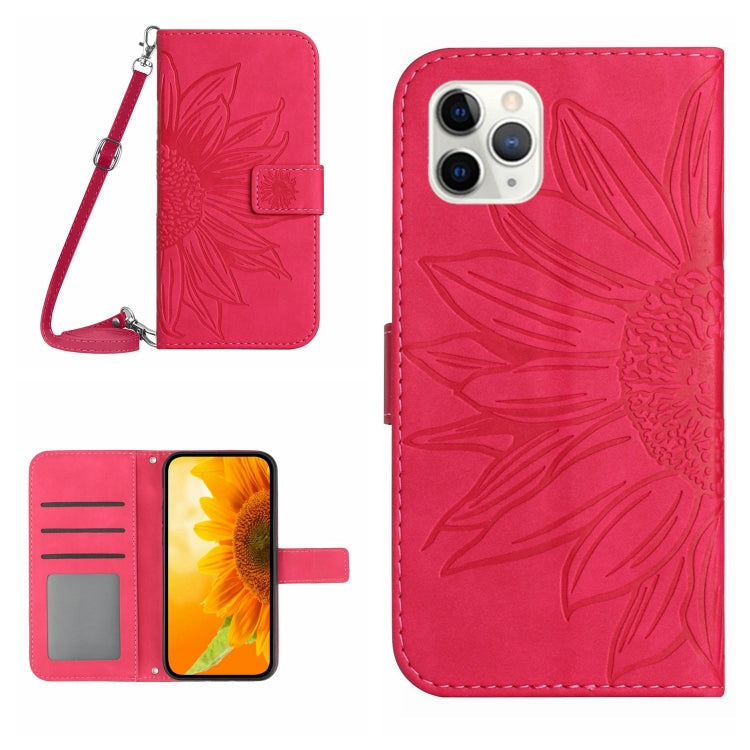 Skin Feel Sun Flower Pattern Flip Leather Phone Case, For iPhone 11, For iPhone 11 Pro