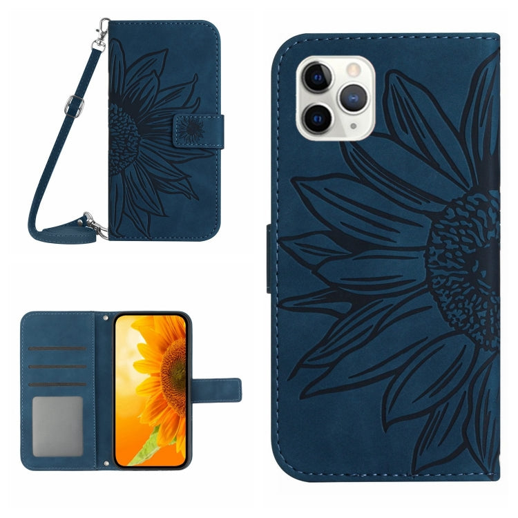 Skin Feel Sun Flower Pattern Flip Leather Phone Case, For iPhone 11, For iPhone 11 Pro