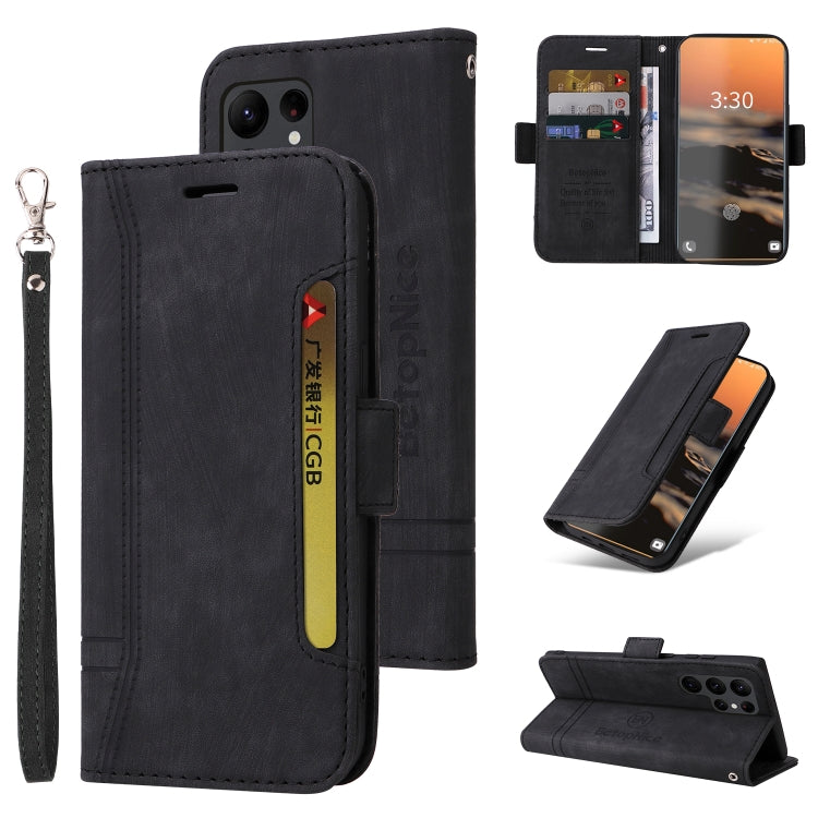 BETOPNICE Dual-side Buckle Leather Phone Case, For Samsung Galaxy S23+ 5G, For Samsung Galaxy S23 Ultra 5G