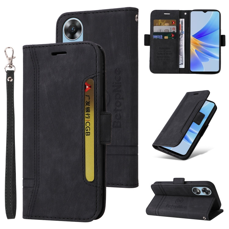 BETOPNICE Dual-side Buckle Leather Phone Case, For Samsung Galaxy A14 5G, For Honor X8 5G / X6, For Samsung Galaxy S23 5G, For OPPO A17