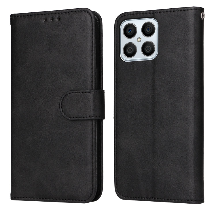 Classic Calf Texture Flip Leather Phone Case, For Honor X8 5G / X6