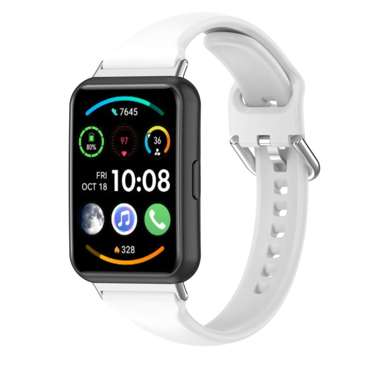 For Huawei Watch Fit 2 Small Waist Silicone Watch Band, L