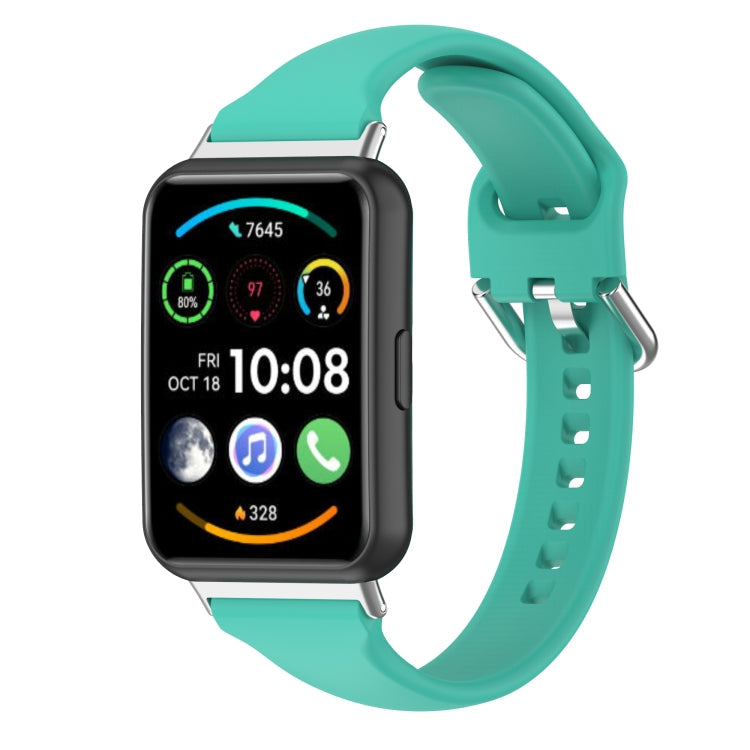 For Huawei Watch Fit 2 Small Waist Silicone Watch Band, L