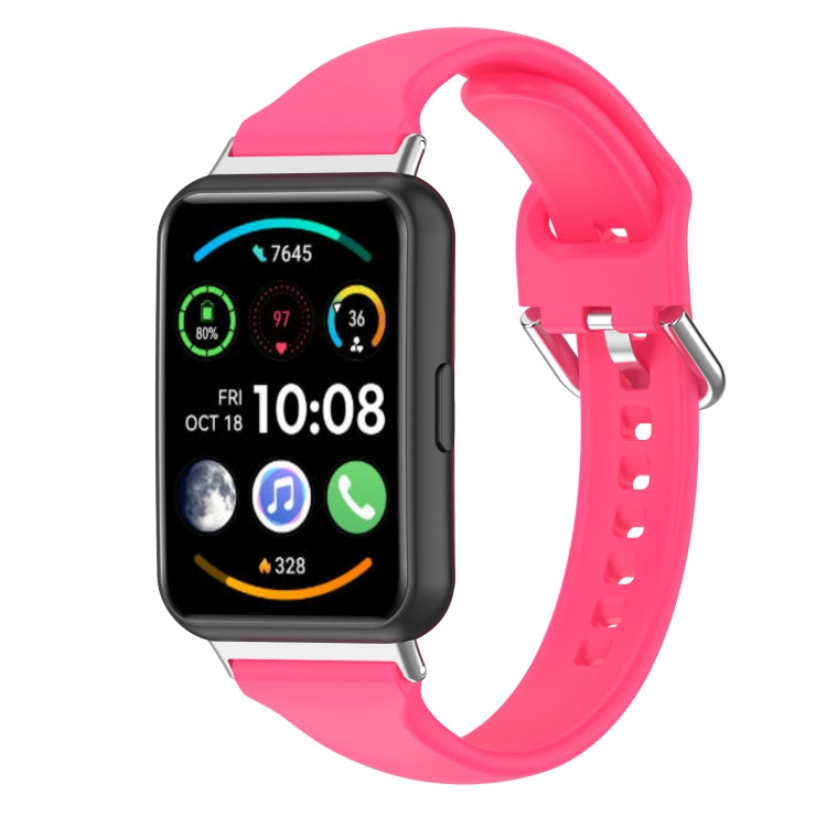 For Huawei Watch Fit 2 Small Waist Silicone Watch Band, L