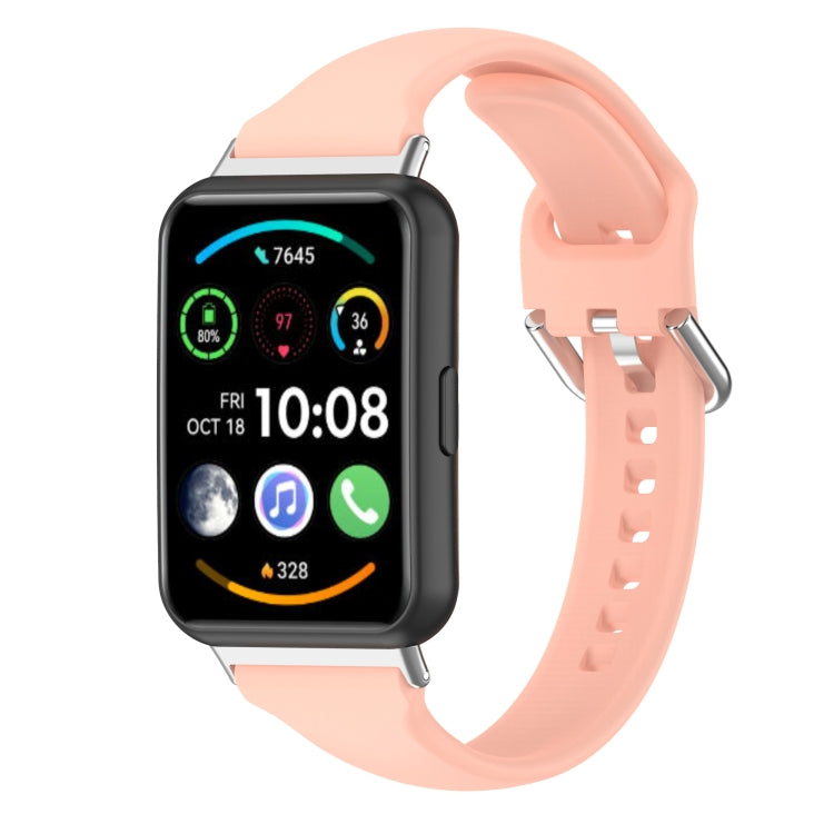 For Huawei Watch Fit 2 Small Waist Silicone Watch Band, L
