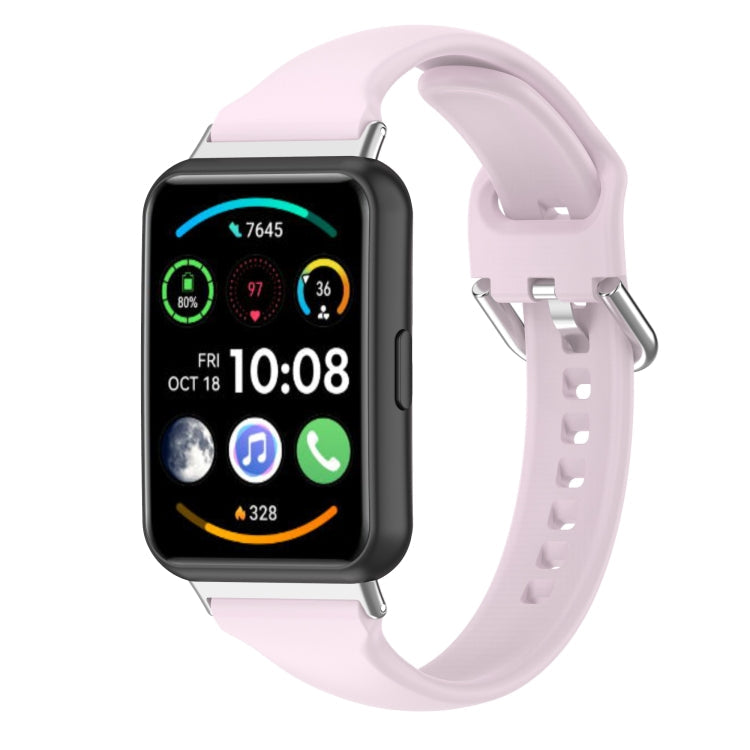 For Huawei Watch Fit 2 Small Waist Silicone Watch Band, L