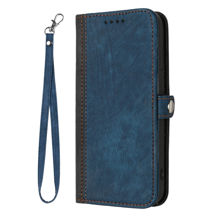Side Buckle Double Fold Hand Strap Leather Phone Case, For Huawei Y6 2019, For Honor 70, For Honor X8