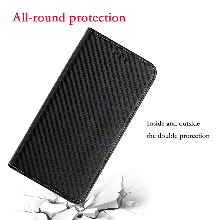 Carbon Fiber Texture Magnetic Flip Leather Phone Case, For OPPO Reno8, For OPPO Reno8 Pro, For Samsung Galaxy S23 5G, For Samsung Galaxy S23+ 5G