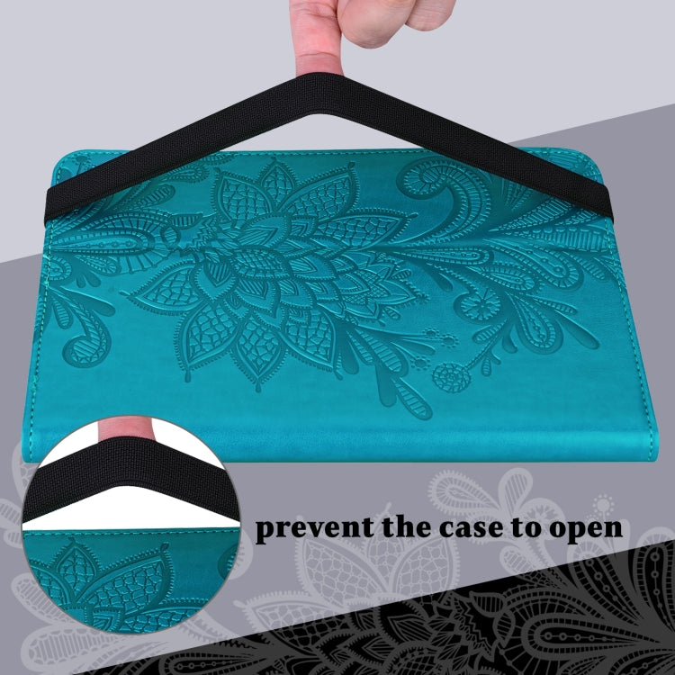Lace Flower Embossing Pattern Leather Tablet Case, For Nokia T20 10.4 2021
