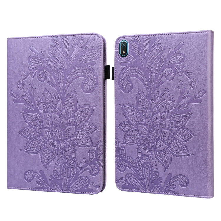 Lace Flower Embossing Pattern Leather Tablet Case, For Nokia T20 10.4 2021