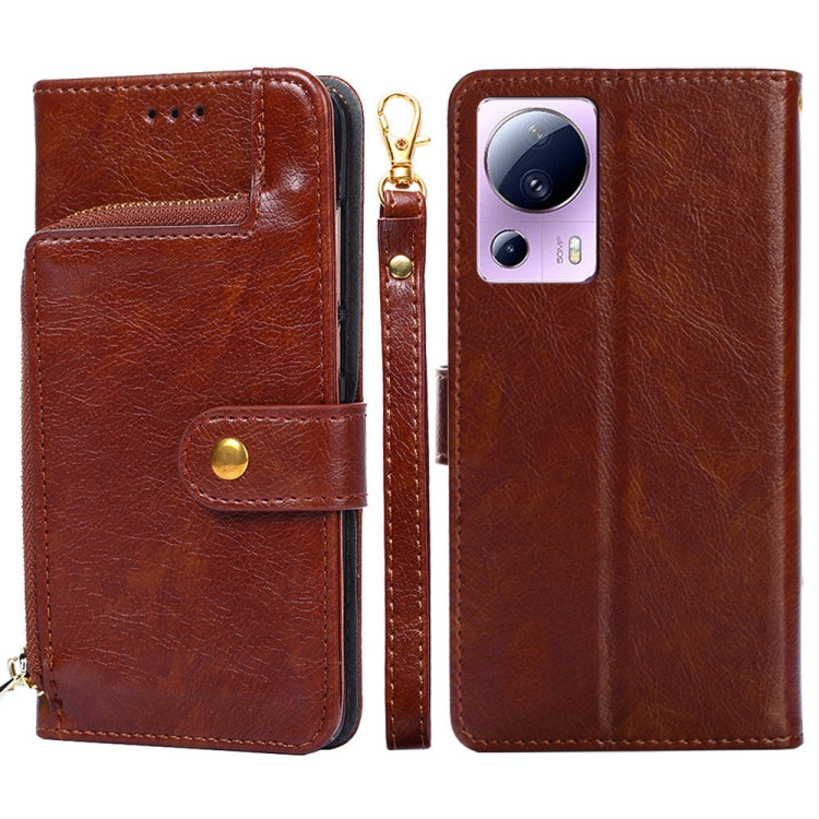 Zipper Bag Leather Phone Case, For vivo Y55 4G, For Samsung Galaxy A04s, For Sharp Aquos sense7 Plus, For Xiaomi Civi 2 5G, For Xiaomi Poco M5 4G
