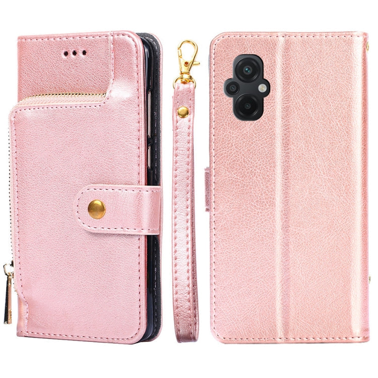 Zipper Bag Leather Phone Case, For vivo Y55 4G, For Samsung Galaxy A04s, For Sharp Aquos sense7 Plus, For Xiaomi Civi 2 5G, For Xiaomi Poco M5 4G
