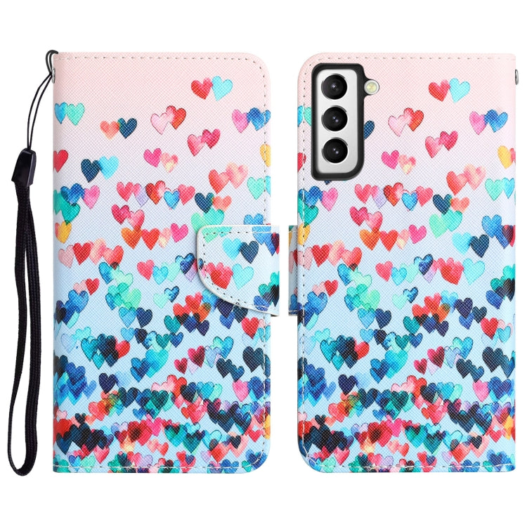 Colored Drawing Leather Phone Case, For Samsung Galaxy S23+ 5G