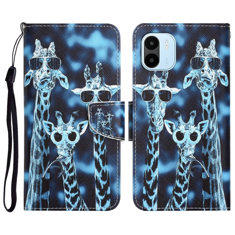 Colored Drawing Leather Phone Case, For Xiaomi Redmi A1
