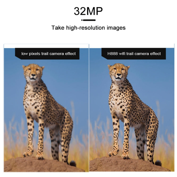 H888WIFI  4K Resolution 2.4 inch TFT Screen WIFI Hunting Trail Camera, H888WIFI