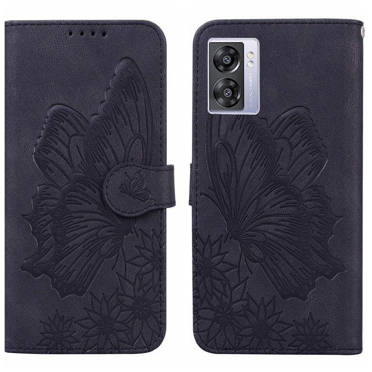 Retro Skin Feel Butterflies Embossing Horizontal Flip Leather Phone Case, For Samsung Galaxy S23+ 5G, For Samsung Galaxy S23 Ultra 5G, For OPPO A17, For OPPO A57 5G