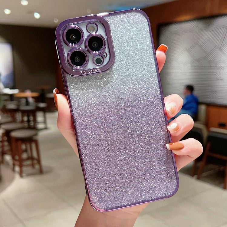 High Transparent Gradient Color Glitter TPU Phone Case, For iPhone 12 Pro Max, For iPhone 12 Pro, For iPhone 12 Pro1