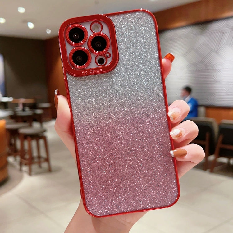 High Transparent Gradient Color Glitter TPU Phone Case, For iPhone 12 Pro Max, For iPhone 12 Pro, For iPhone 12 Pro1