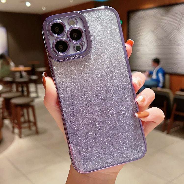 High Transparent Gradient Color Glitter TPU Phone Case, For iPhone 12 Pro Max, For iPhone 12 Pro, For iPhone 12 Pro1