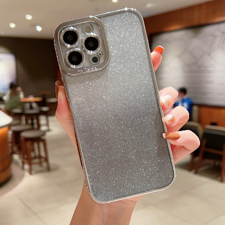 High Transparent Gradient Color Glitter TPU Phone Case, For iPhone 14 Plus, For iPhone 14 Pro Max
