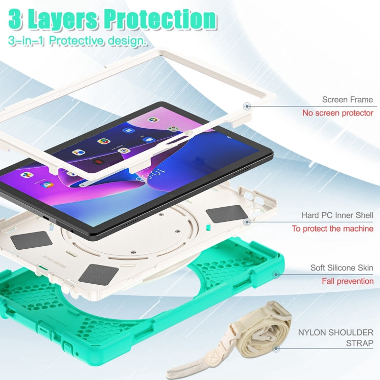 Silicone + PC Protective Tablet Case, For Lenovo Tab M10 10.1 3rd Gen