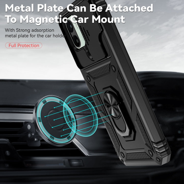 Sliding Camshield Holder Phone Case, For Xiaomi Redmi A1/A1+