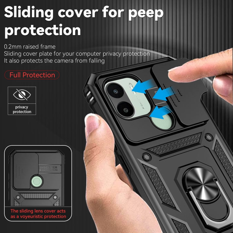 Sliding Camshield Holder Phone Case, For Xiaomi Redmi A1/A1+