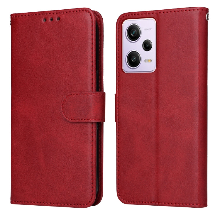 Classic Calf Texture Flip Leather Case, For Xiaomi Redmi Note 12 Pro+ China