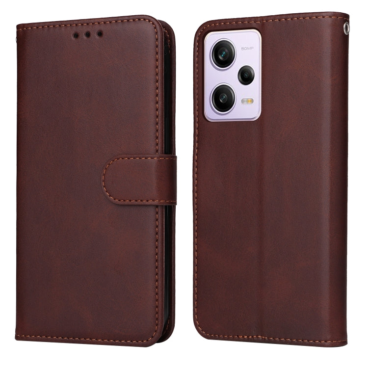 Classic Calf Texture Flip Leather Case, For Xiaomi Redmi Note 12 Pro+ China