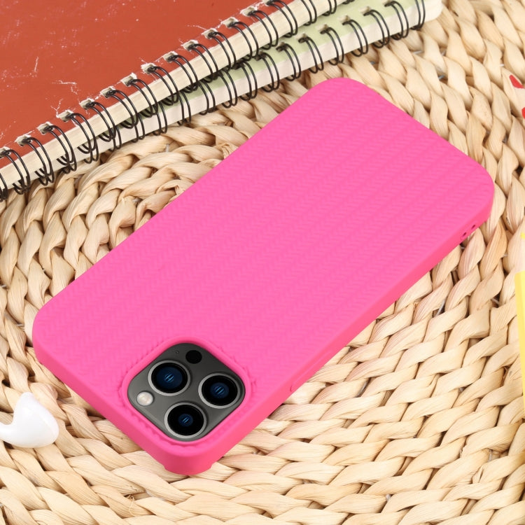 Weave Texture Silicone Phone Case, For iPhone 13 Pro Max, For iPhone 12